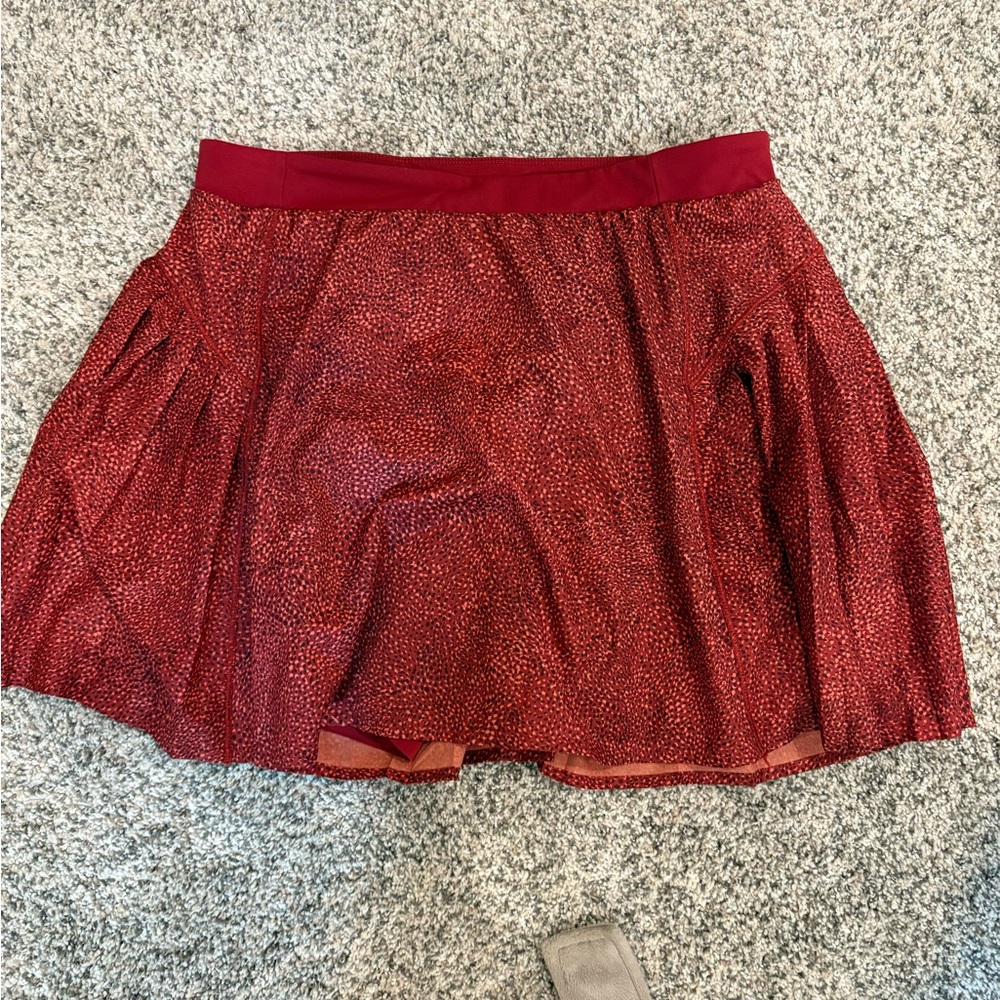 SPANX Vibrant Red Mini Skirt